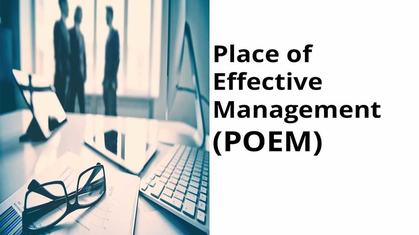 place of effective management