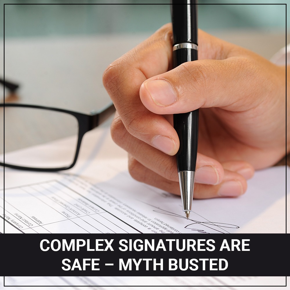 Complex Signatures are safe – Myth Busted