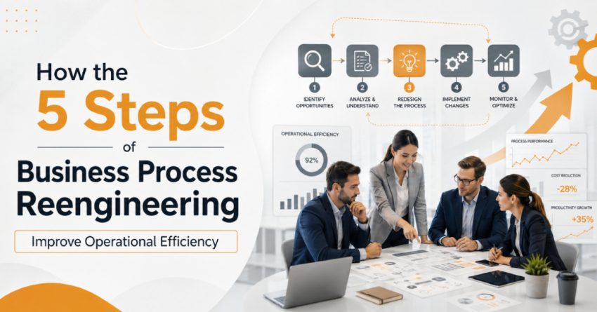 5 Steps of Business Process Reengineering